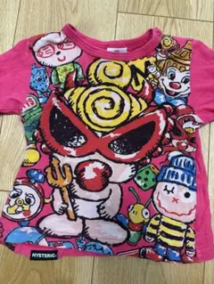 ヒスミニ　HYSTERICMIN ロンt 長袖　ピンク　Tシャツ 80cm