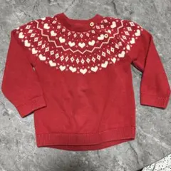 H&M ハート　ニット・セーター　80㎝