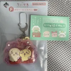 ちいかわ　一番くじ　F賞ラバーチャーム　ラッコ　うさぎ　G賞　にゅうよくけん