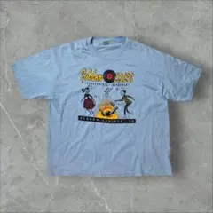 OLD boring DesignTシャツ artレトロ大会ヘインズボディ