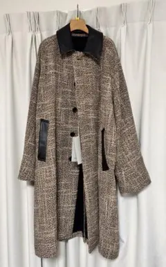 定価38.5万 25AW MARKAWARE マーカウェアアルパカツイードコート 