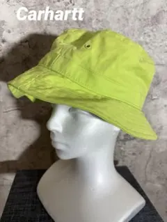 Carhartt バケットハット 蛍光イエロー コットン 正規品　ゴルフハット