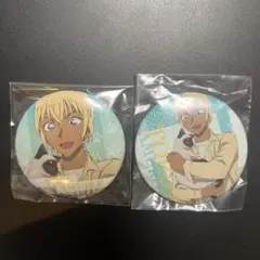 名探偵コナン キャラバッジコレクション 猫 安室透 引き アップ 缶バッジ