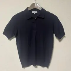 【美品】マッキントッシュロンドン ネイビー ポロシャツ コットン 38