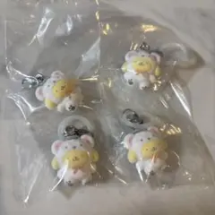 サンリオふわふわスノーめじるしアクセサリー ポムポムプリン4点