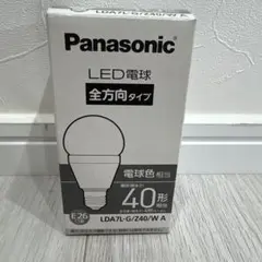 Panasonic LED電球 40形相当 E26 全方向タイプ