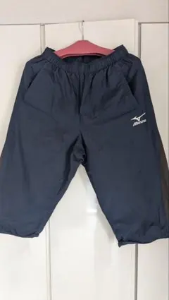 ミズノ　クロップドパンツ　ネイビー