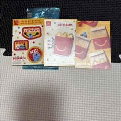 マクドナルド パペットスンスン シール 3枚セット
