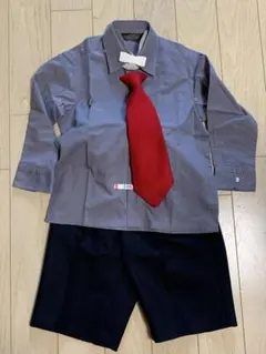キッズフォーマル シャツ ハーフパンツ ネクタイ セット 110 120
