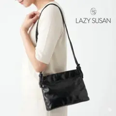 LAZY SUSAN レイジースーザン ショルダーバッグ レザーバッグ 黒のサムネイル