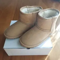 アプレレクール　ムートンブーツ　21cm 　ベージュ