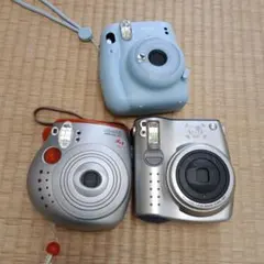 113,インスタントカメラ本体 3台セット