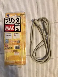 サンワサプライ KPU-MAC2 プリンタケーブル 2m OLDMACジャンクのサムネイル