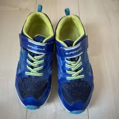 ムーンスター　SUPERSTAR ブルー　22.5cmEEE