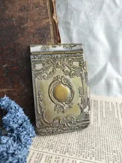 フランスアンティーク ブック型チャーム ペンダントトップ ドール用