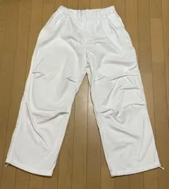 WEGO ホワイト ワークパンツ ポケット付き