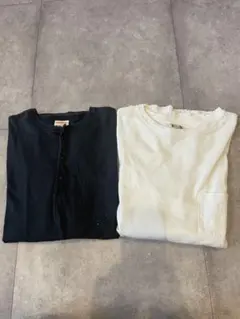 GLADHAND&CO ロンT 2枚セット　グラッドバンド　ダメージ加工