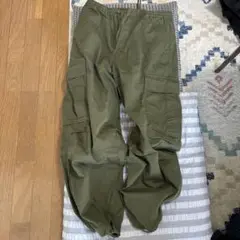 カーゴパンツ オリーブグリーン 4ポケット