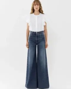 Chloe 未使用に近い　ワイドレイブジーンズ　36のサムネイル