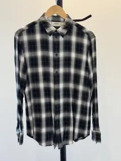 極美品/純正ハンガー付】セリーヌ エディスリマン チェックシャツ 38