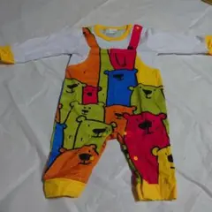 クマ柄ロンパース 3-6M
