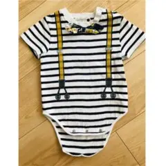 chestypetite 蝶ネクタイボーダーカバーオール　ロンパース　チェスティ