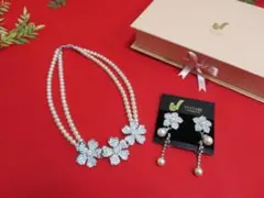 6ee2270 WATABE WEDDINGブライダルアクセサリー3点セット