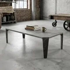 送料無料【新品】105㎝幅　ワイド 折りたたみ テーブル アンティーク 風