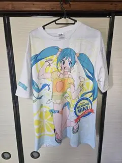 雪ミクスカイタウン　初音ミク Tシャツ　初音ミクフルグラフィックTシャツ