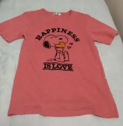 スヌーピー　ピンク　Tシャツ
