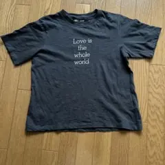 UNIQLOダークグレー 半袖Tシャツ　PEANUS