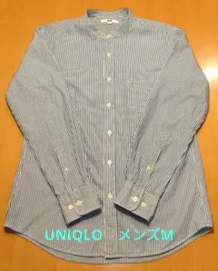 UNIQLO ストライプ長袖シャツ Mサイズ