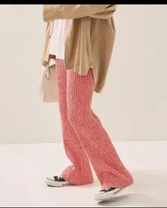 フリークスストア　ニットパンツ　カラーパンツ
