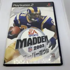 マッデンNFLスーパーボウル2003 PS2ソフト