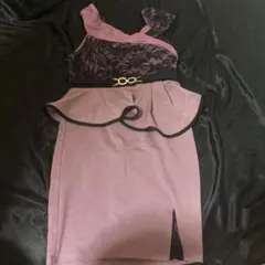 パープル レーストップ ナイトドレス