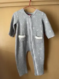グレー 星柄ロンパース 95cm未満