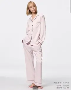 3/24 限定　その後は削除　GU サテンパジャマ　mサイズ　　レディース