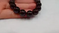 最高級ロードライトガーネット　ブレスレット