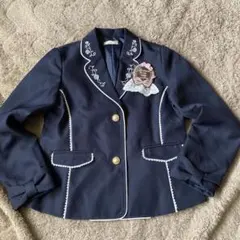 axes femme ネイビー フォーマルブレザー