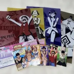 ONE PIECE シール&ファイル 4枚セット