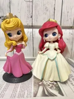 【美品】ディズニー　プリンセス　アリエル　オーロラ姫　フィギュア