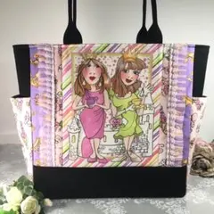 ロラライハリス♡ブラックグラデデニム♡刺繍のショルダーバッグ