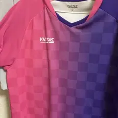VICTAS 卓球ウェア Lサイズ ピンク紫