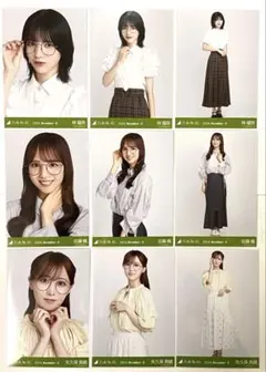 乃木坂46 ランダム生写真 メガネコーデ コンプ 3種 まとめ売り