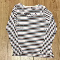 メゾピアノジュニア　長袖カットソー　ストライプ　ボーダー