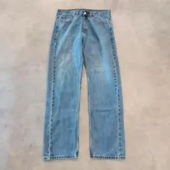 リーバイス505 Levis W32 ブルーデニム 青 古着 ボトム 17227