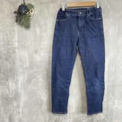 ユニクロ　ウルトラストレッチデニムスリムフィットパンツ　ファスナー　キッズ140