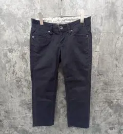 ✨UNIQLO✨ユニクロ♡カジュアルパンツ♡クロップドパンツ♡黒(24)