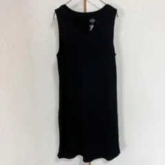 セントジョンズベイ ノースリーブ チュニック ワンピース ブラック 【S】