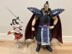 キングダム　一番くじ　フィギュア　　王騎　羌瘣 一番くじ「キングダム」に、矛を携えた「王騎」登場！フィギュア